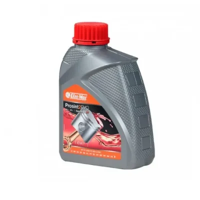 a grey bottle with a red cap